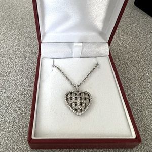 Silver Heart Pendant Necklace
